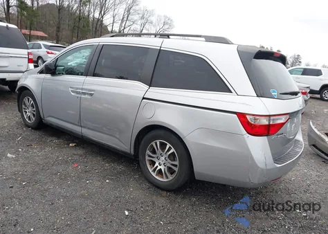 2012 Honda Odyssey Ex from USA, damaged, VIN 5FNRL5H42CB017844